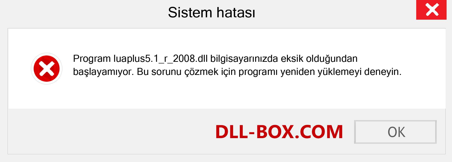 luaplus5.1_r_2008.dll dosyası eksik mi? Windows 7, 8, 10 için İndirin - Windows'ta luaplus5.1_r_2008 dll Eksik Hatasını Düzeltin, fotoğraflar, resimler